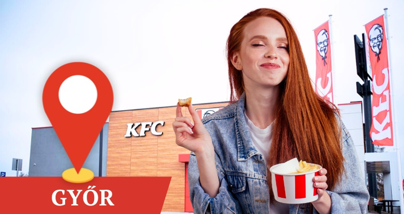 Megnyílt Győr legújabb KFC étterme 